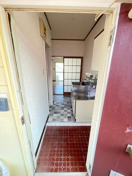 玄関 ライブコ－プ平井Ｄ