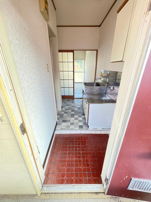 玄関 ライブコ－プ平井Ｄ