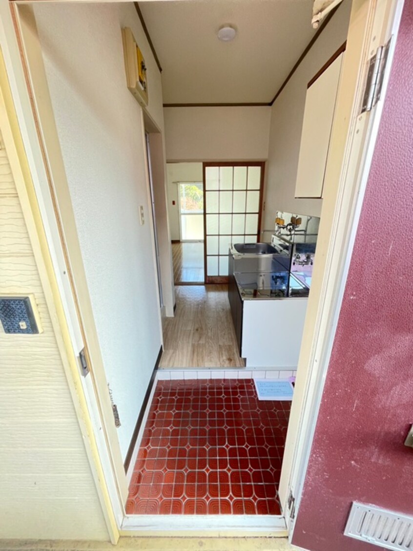 玄関 ライブコ－プ平井Ｄ