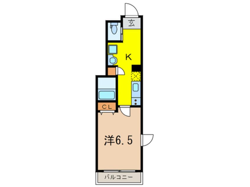 間取図 エルスタンザ西巣鴨