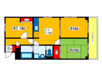 間取図 サンハイツ富士見