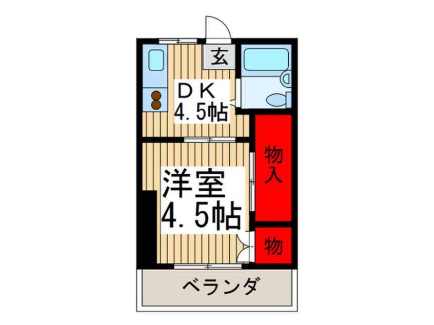 間取図 アシックハイツ