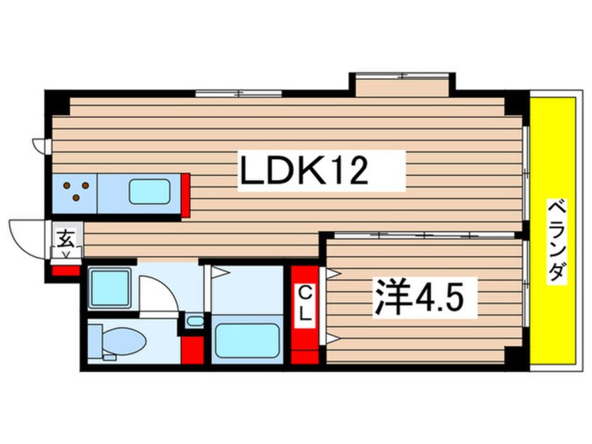 間取図 森兼マンション