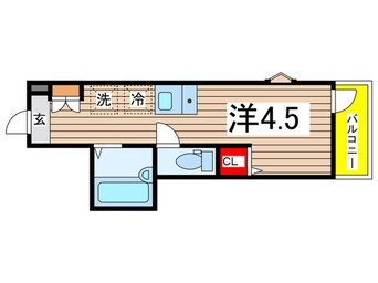 間取図 MELDIA生田Ⅱ