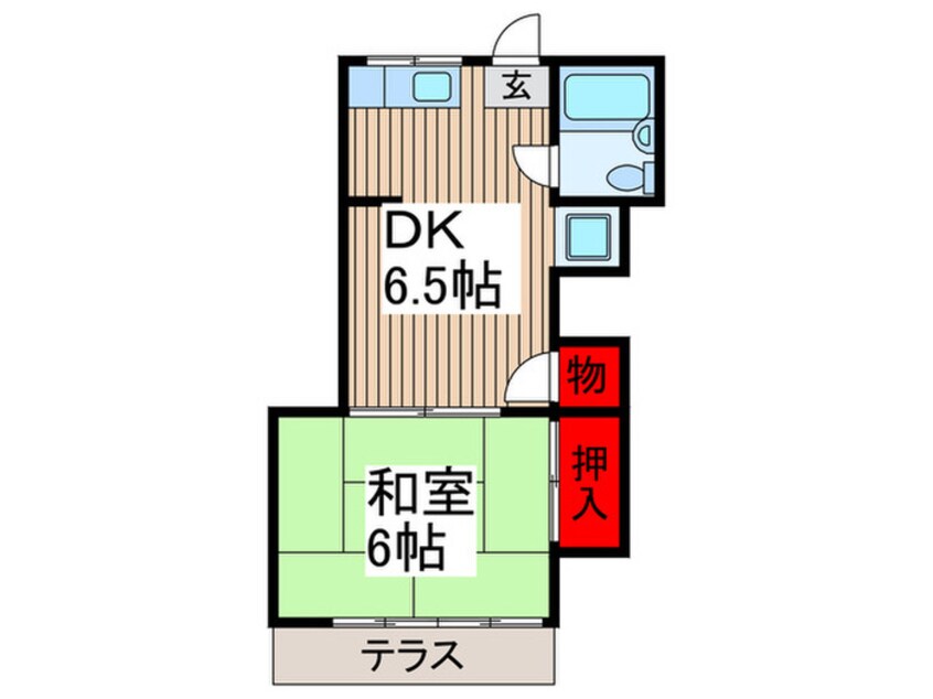 間取図 シティ元町