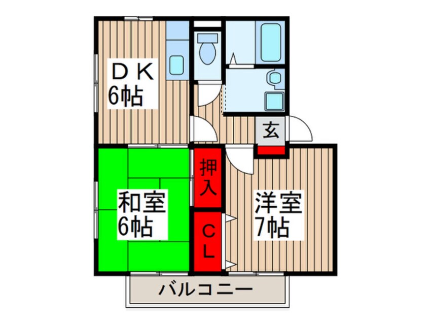 間取図 林ハイツ