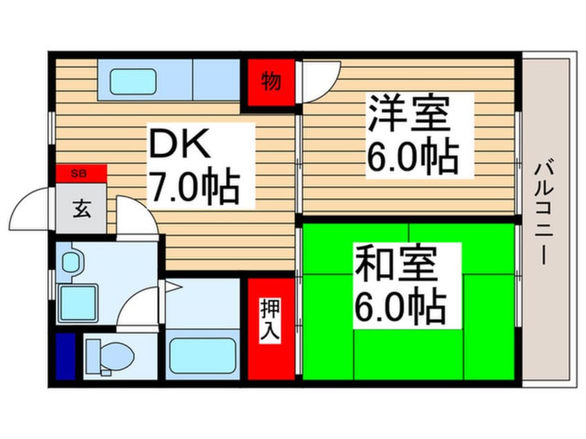 間取図 ドリームパレス