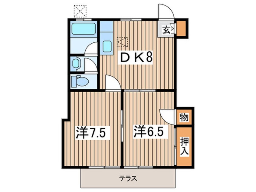 間取図 プラザホーム