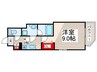 Seborn Minamisuna 1Kの間取り