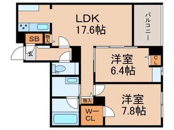 間取図 ウィズプラス千川ウエスト