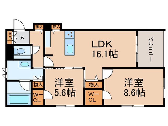 間取り図 ウィズプラス千川ウエスト