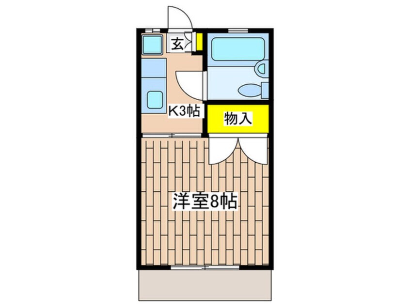 間取図 コーポ藤沢