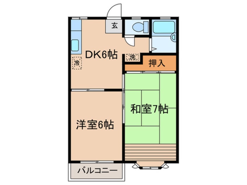 間取図 クリーンハイム