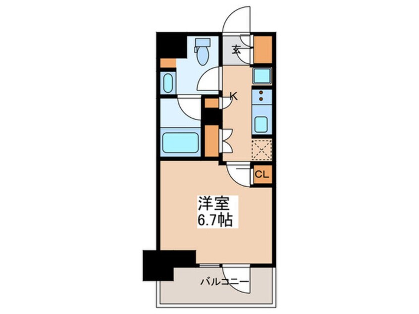 間取図 ｻﾞ･ﾊﾟ-ｸﾊｳｽ浅草橋ﾀﾜ-ﾚｼﾞﾃﾞﾝｽ