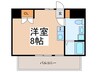 カイゼル プレジャー 浅草 1Rの間取り