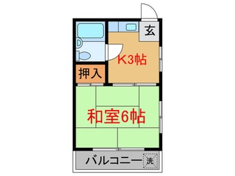 間取図 アパートメント草苑
