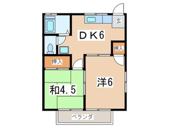 間取図 中根ハイツ