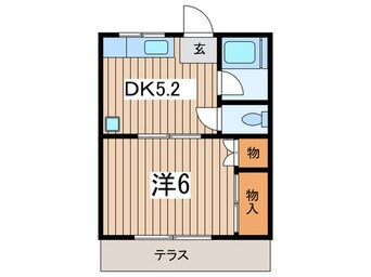 間取図 的場アパートつきみ野