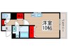 Wish Square West 1Rの間取り