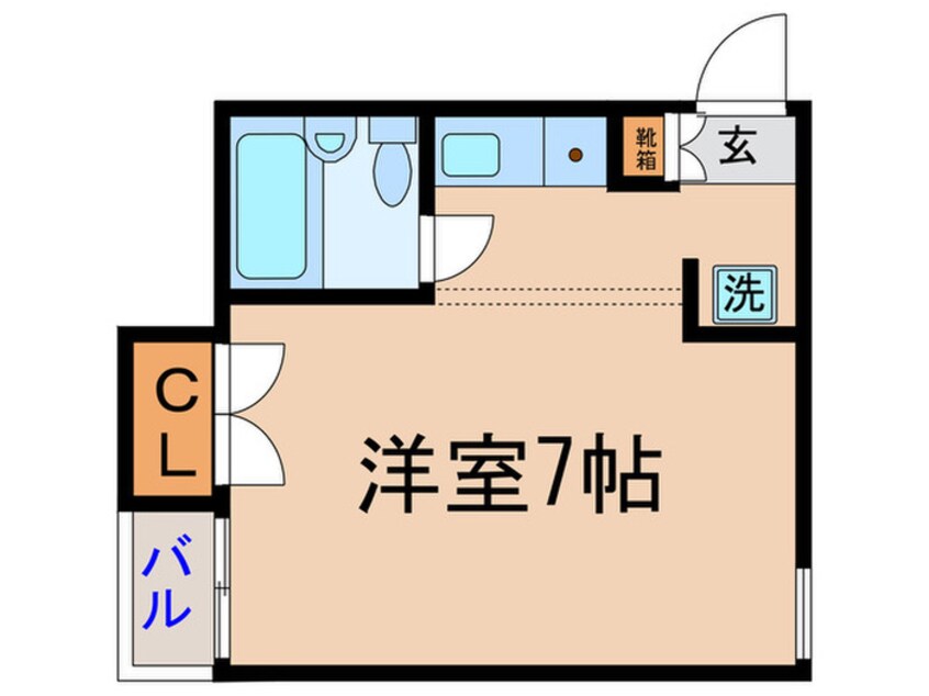 間取図 シャンテ美里