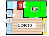 リバ－サイドいすみ 1LDKの間取り