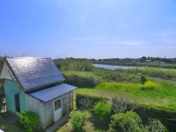 室内からの展望 リバ－サイドいすみ