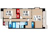 ライトエイジ 2LDKの間取り