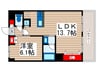 ライトエイジ 1LDKの間取り