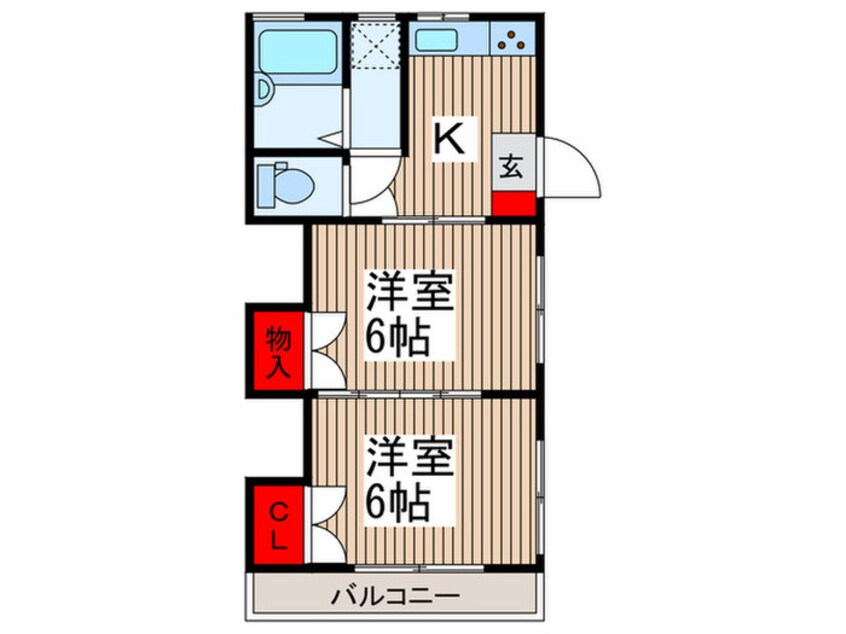 間取図 高砂荘