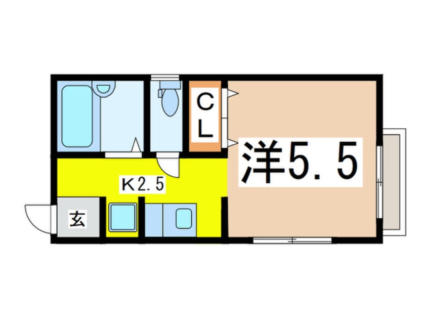 間取図 マ・メゾンミュー