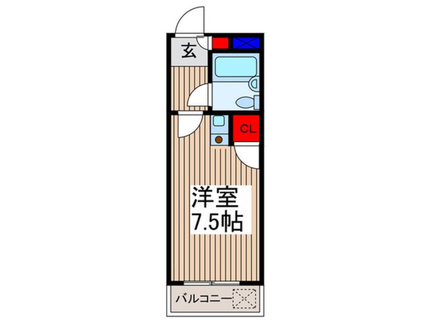 間取図 煉瓦館６