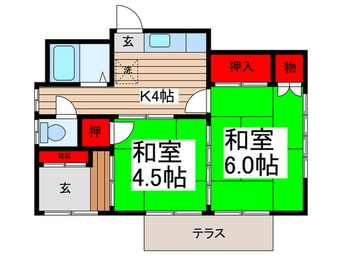間取図 大宮町貸家５号棟