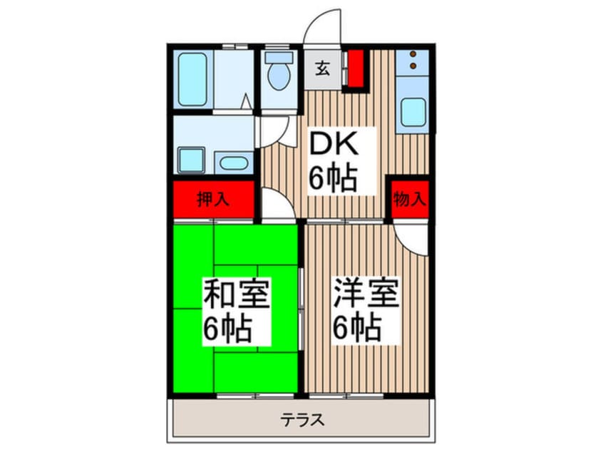 間取図 ウインズ芝