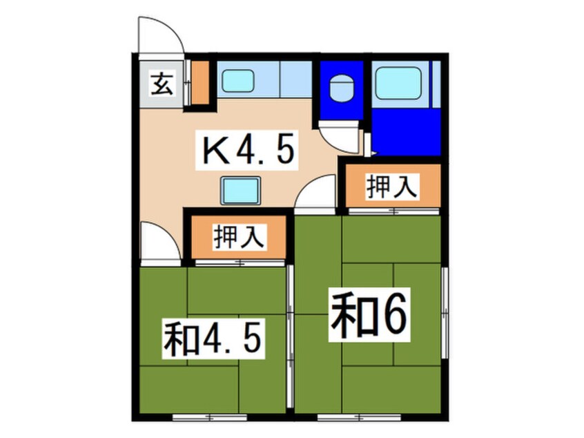 間取図 鈴木荘