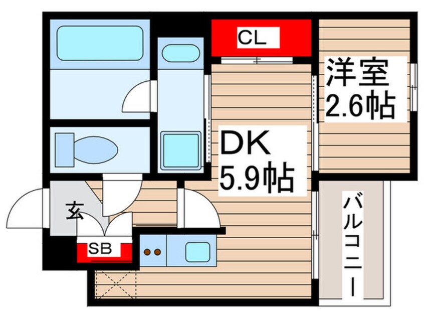 間取図 Pair FLAT