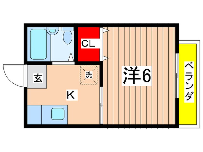 間取図 スカイハイツ