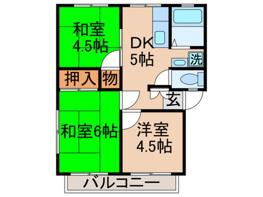 間取図 メリ－ハイム