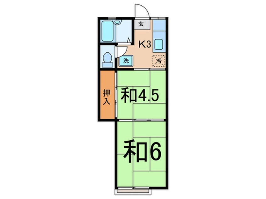 間取図 パールハイツ