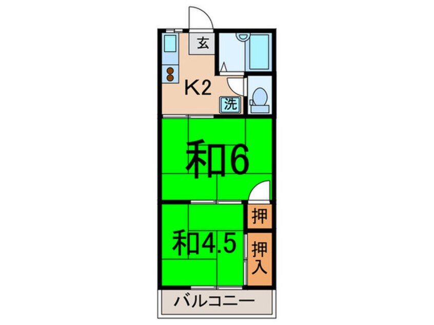 間取図 パールハイツ