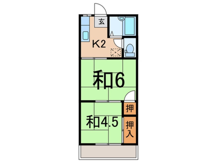 間取図 パールハイツ