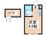 ＫＴコ－ポラス 1Rの間取り