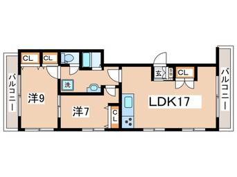 間取図 中内ビル(1F・2F)