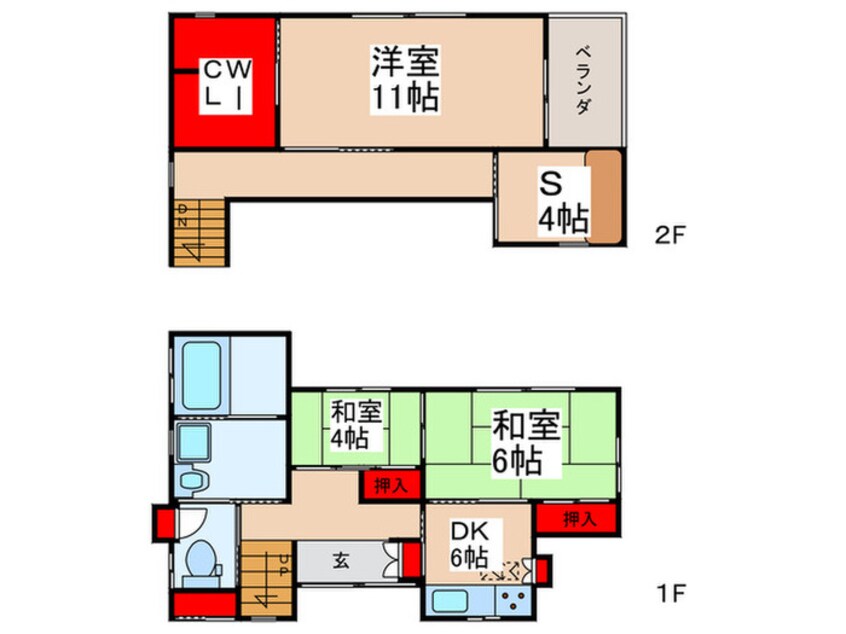 間取図 瑞江戸建