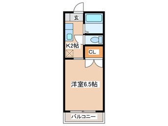 間取図 モンシャトーSHINO