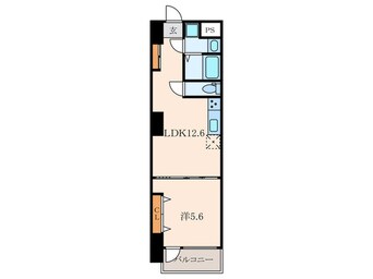 間取図 ウィスタリア元麻布（３０４）