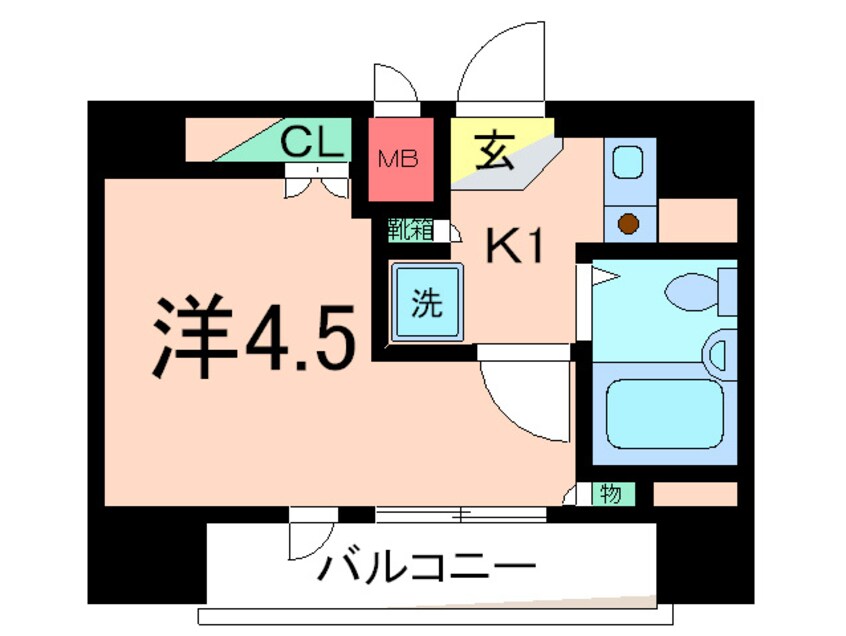 間取図 プレ－ル代々木公園(701)