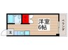 b´CASA幕張Ⅱre-born 1Rの間取り