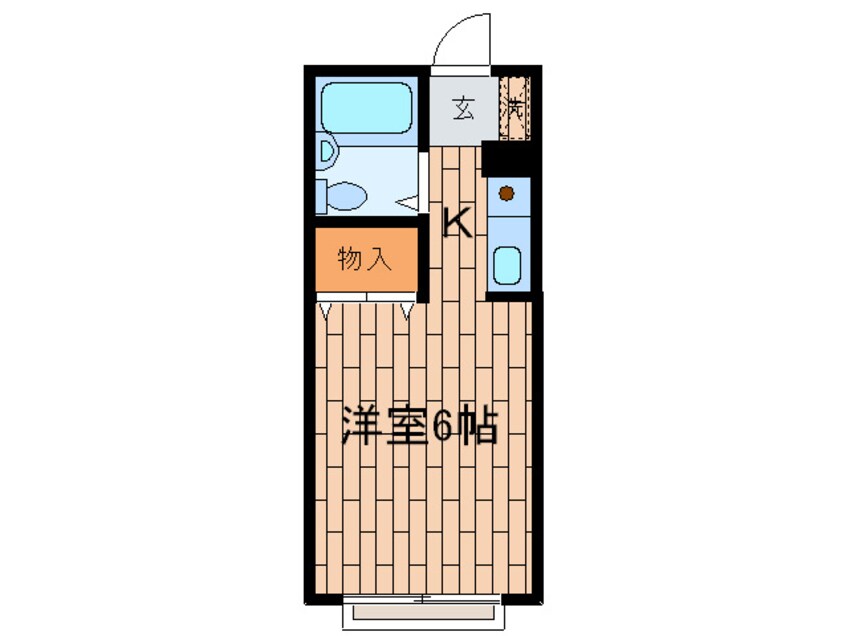 間取図 エステ－ト五本木