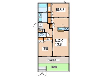 間取図 シャトン湘南