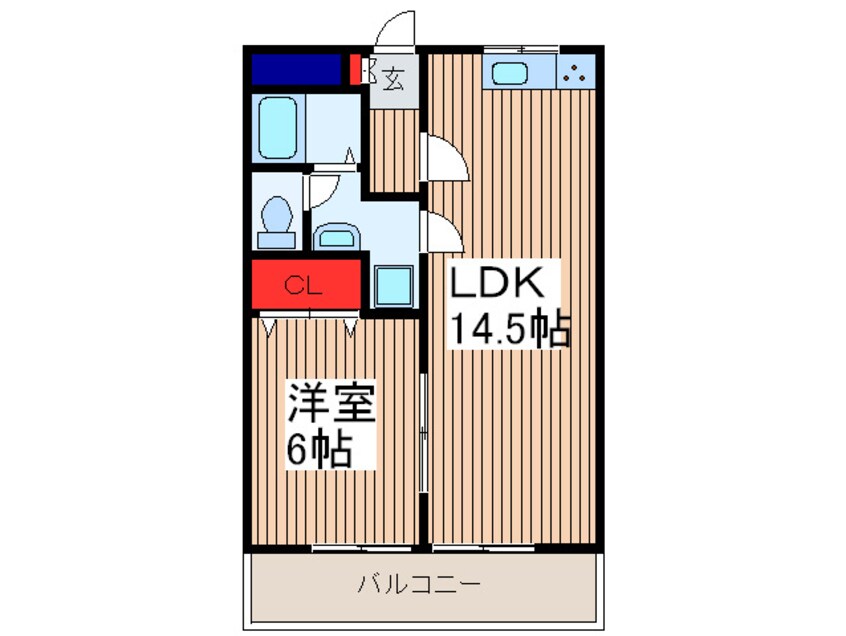 間取図 コーポ・サンライズ